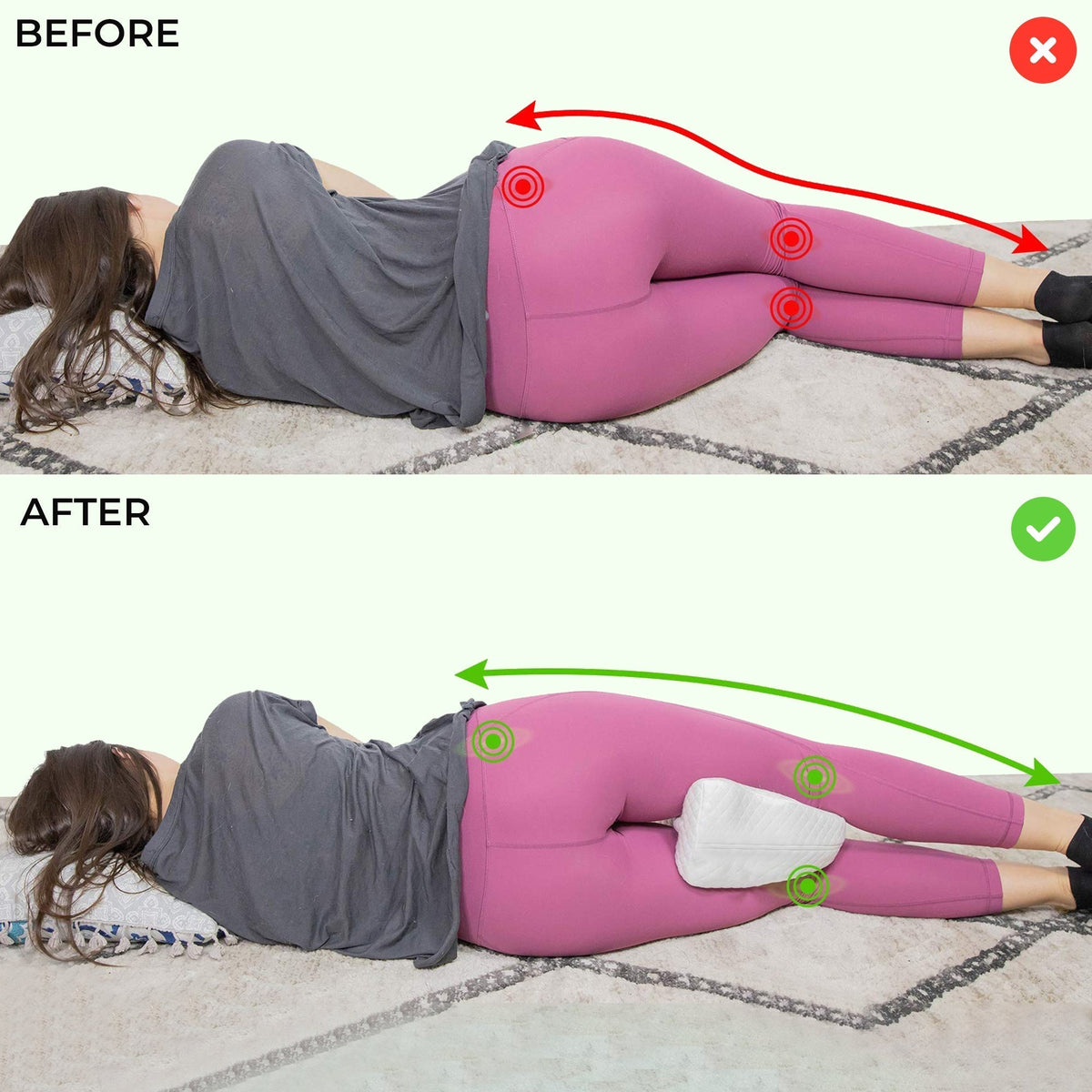 Ultimate Comfort Knee Pillow for Pain-Free Sleep