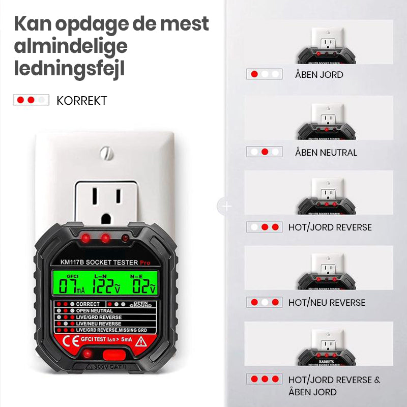 Smart Socket Tester for Safe and Accurate Electrical Checks