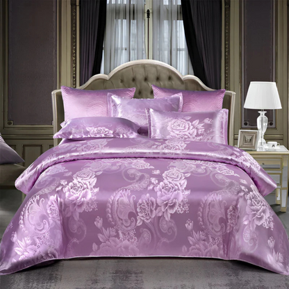 Luxury Satin Duvet Cover – Elegant Comfort and Style for Your Bedroom – Purple