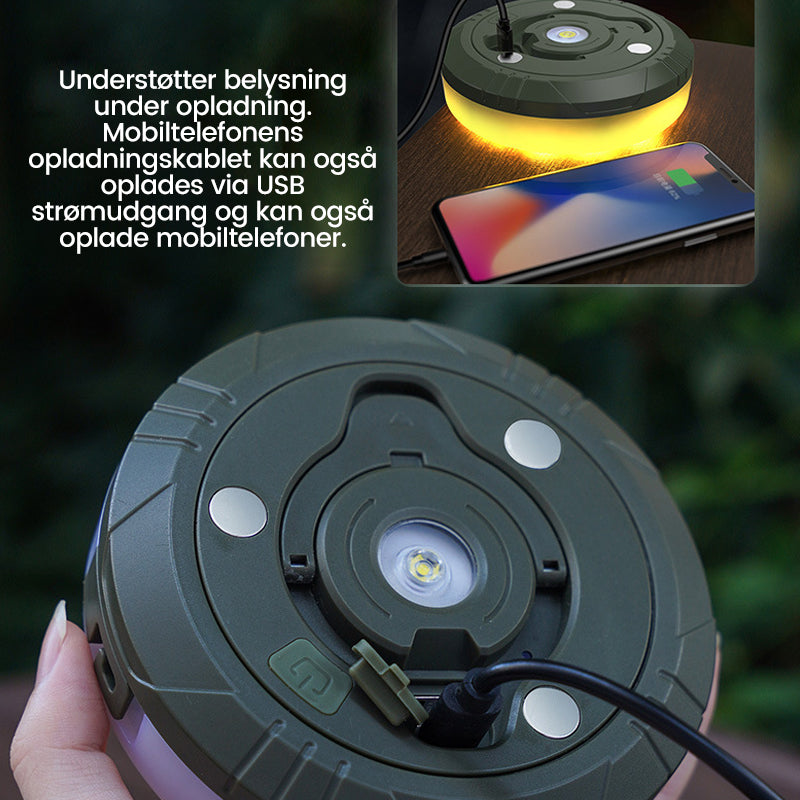 Smart Outdoor Waterproof String Lights with Power Bank