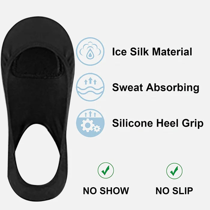 3 Pairs of Ultra-Thin Socks with Forefoot Cushions