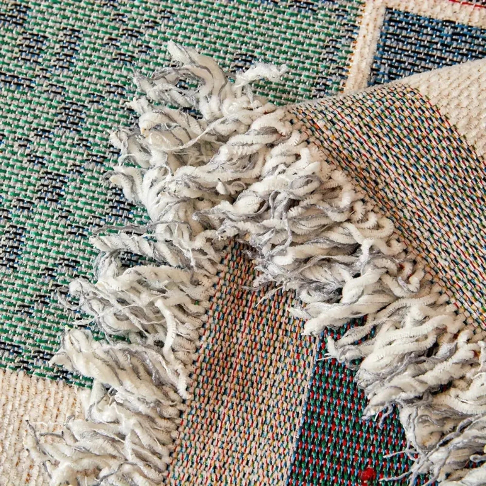 Chic Bohemian Knitted Sofa Protector