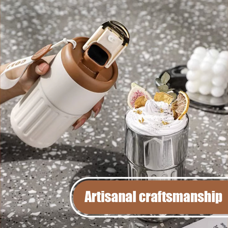 Smart Insulated Coffee Mug with Temperature Display