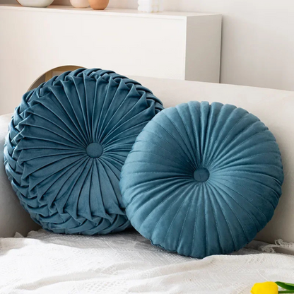 Fluffy Decorative Pillow for Living Room – Comfort and Luxury – Blue