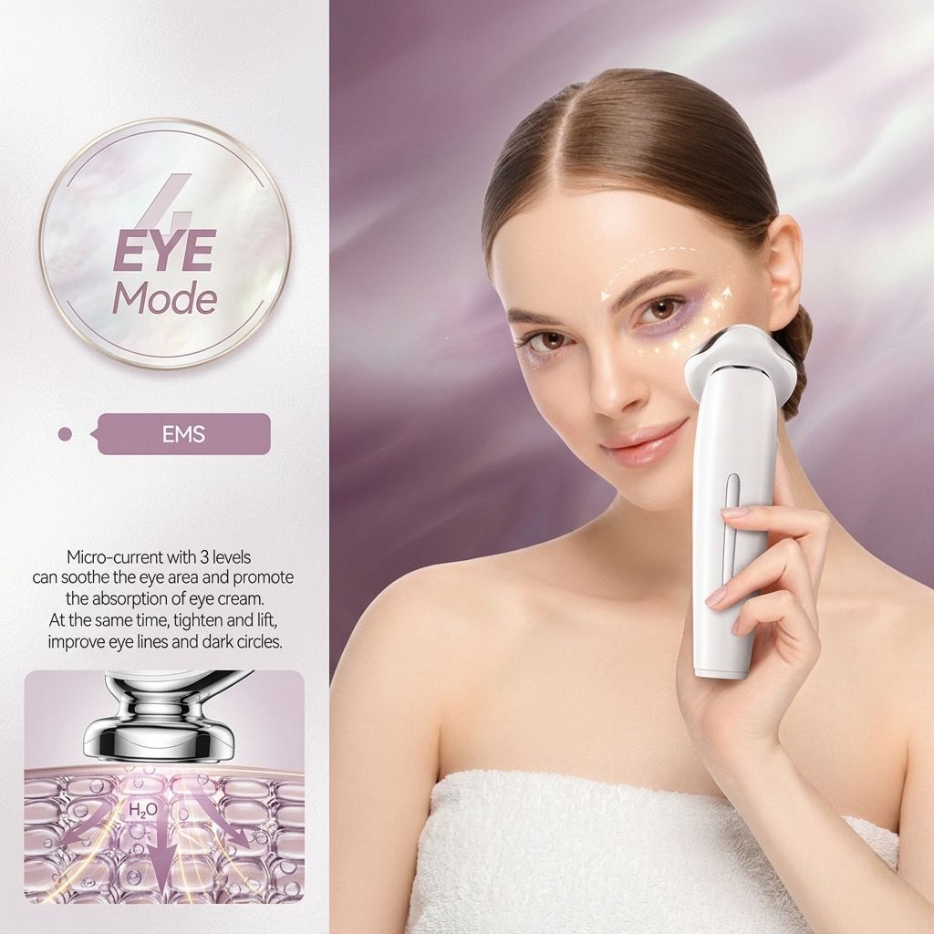 EMS Facial Massager – LED Photon Face Lifting & Deep Skin Care Device