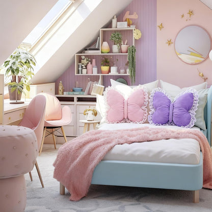 Charming Butterfly Accent Pillow for Enchanting Spaces