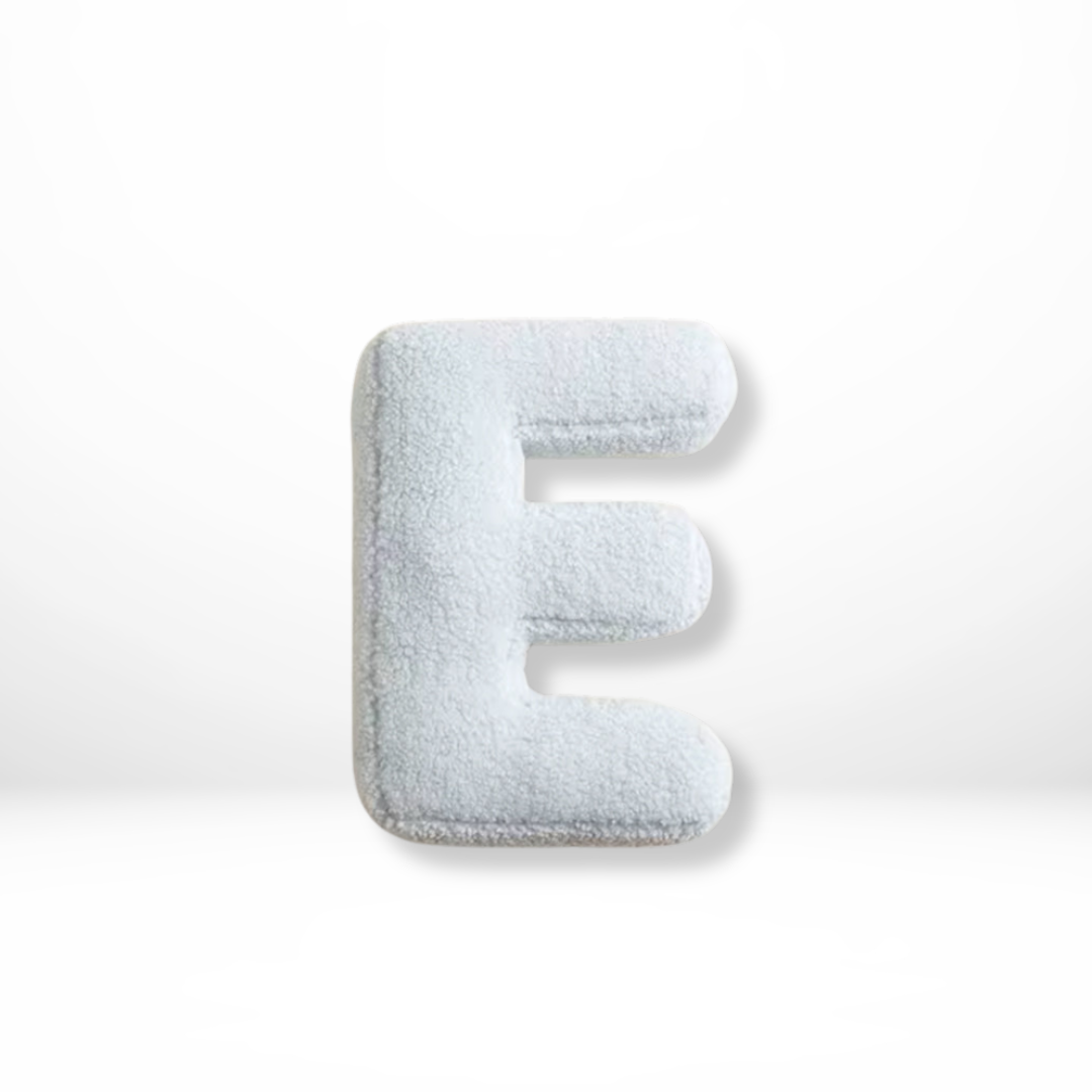 Decorative Velvet Cushion in Every Letter of the Alphabet - Soft Velura