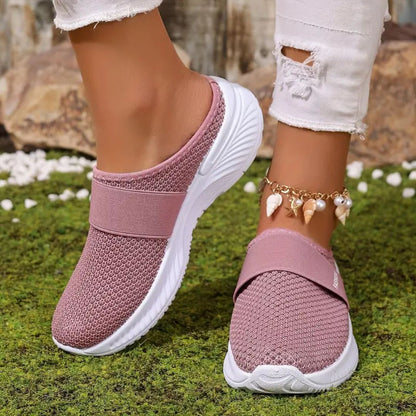 AirStride – Lightweight Mesh Slip-On Sneakers for Women – Pink