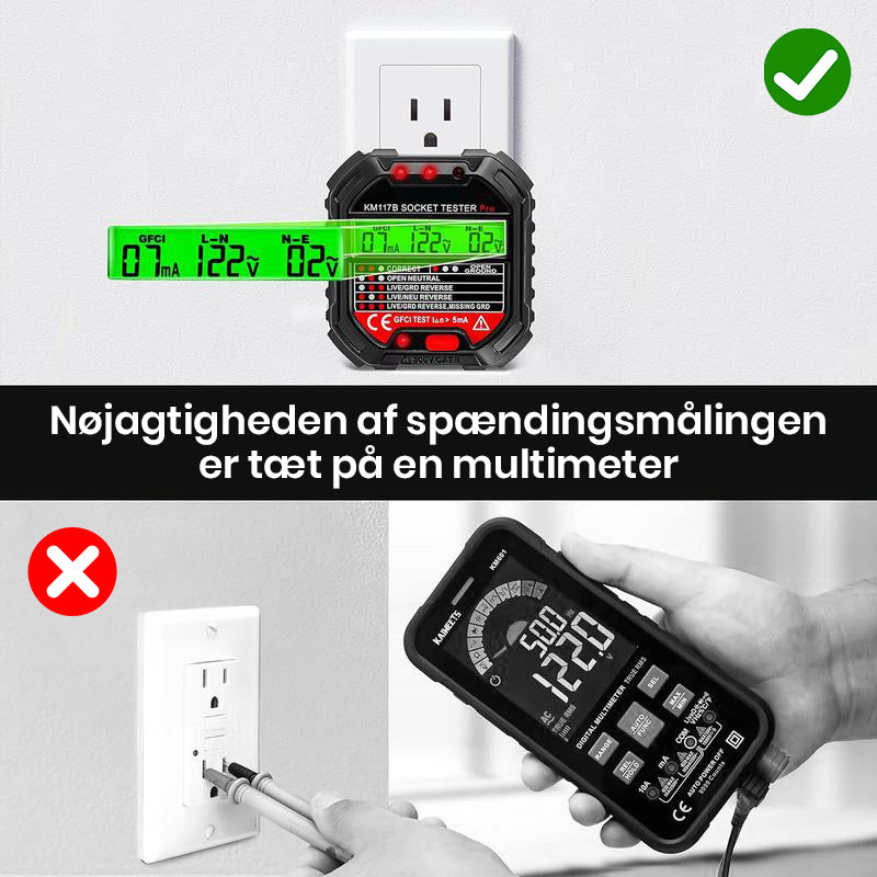 Smart Socket Tester for Safe and Accurate Electrical Checks