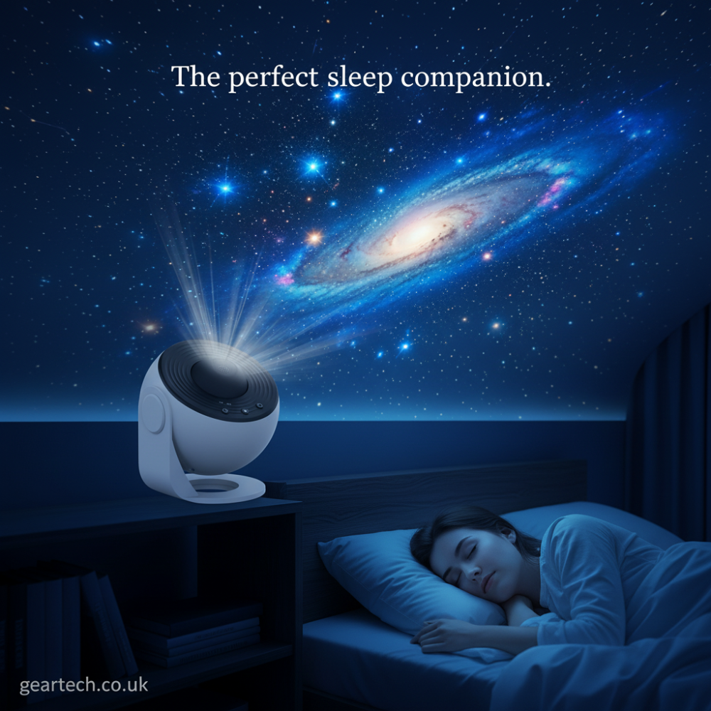 Bedroom Relaxation Projector Lamp with Starry Sky Effect