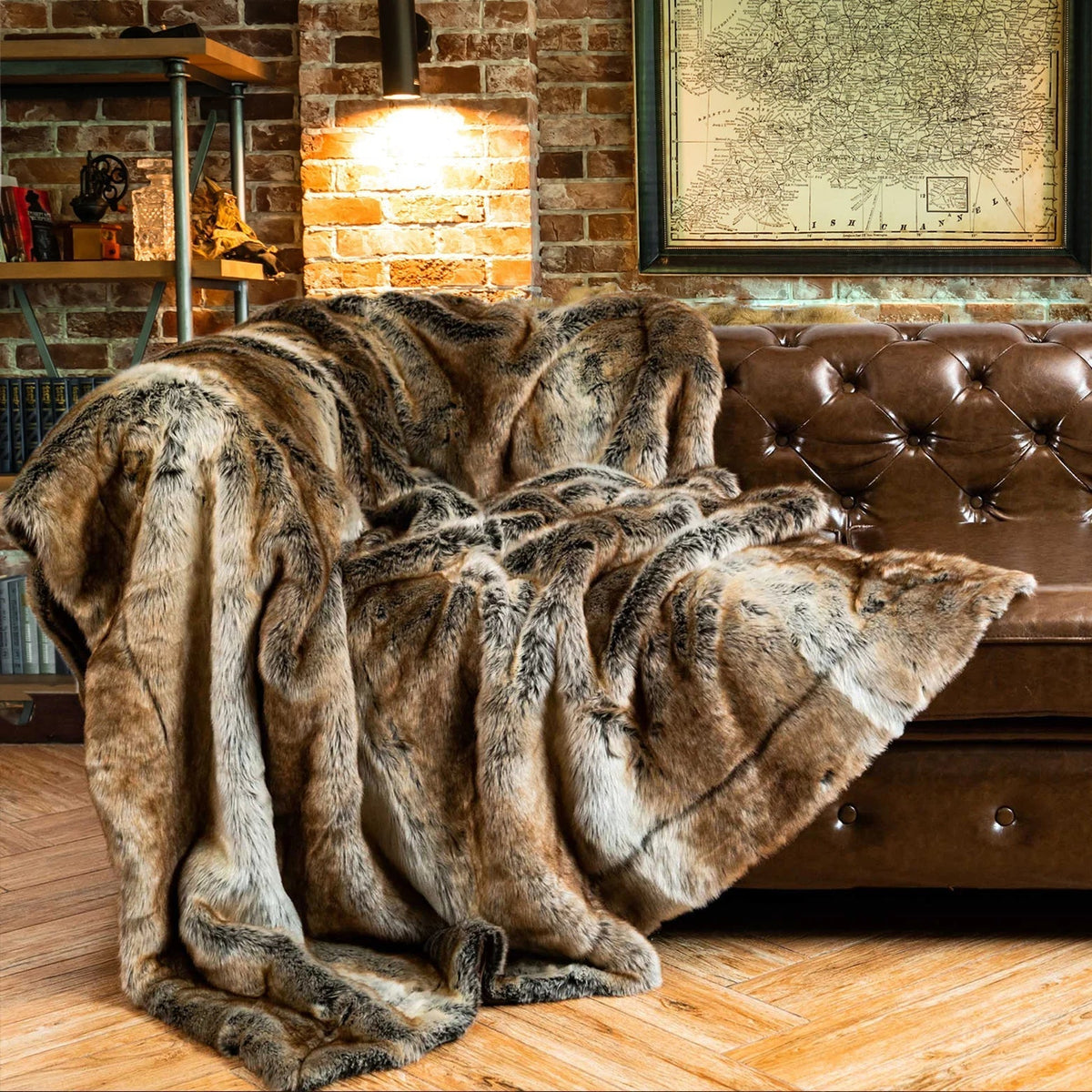 Cozy and Warm Faux Fur Blanket