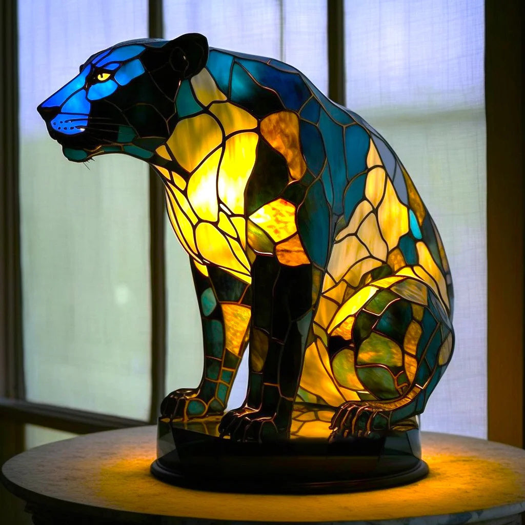 Modern Handmade Lamp with Contemporary Art Design – Ambient Light for Home