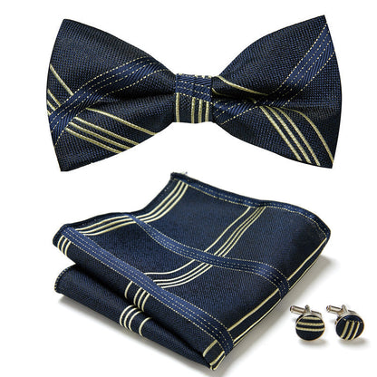 Three-Piece Set Featuring Stylish Bowties