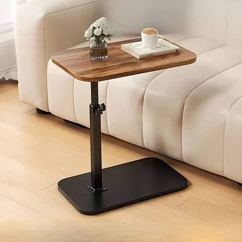 Versatile Side Table for Couch and Bedside Use – Brown