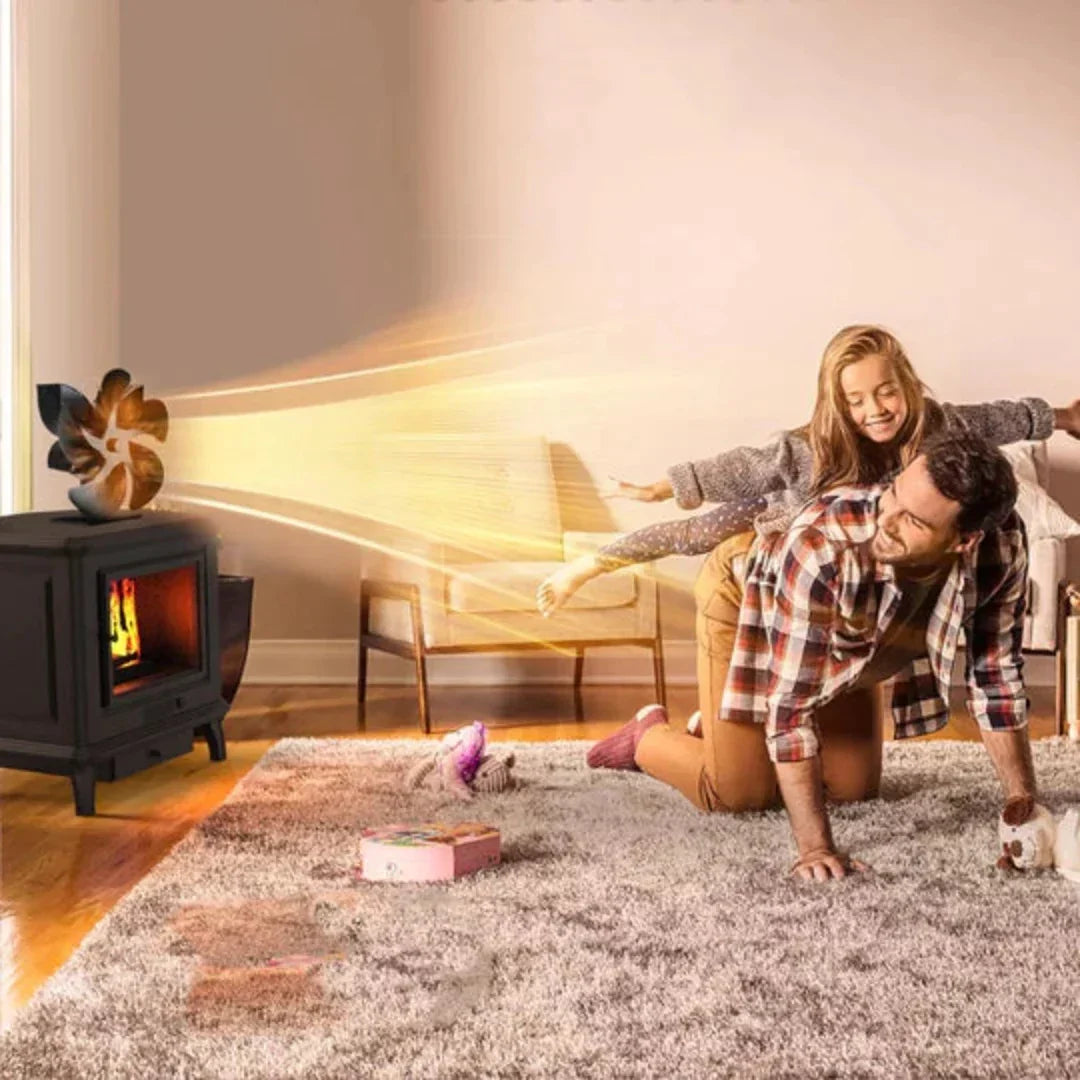 EcoHeat Smart Stove Fan - Maximize Comfort Efficiently