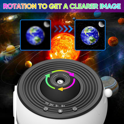 Bedroom Relaxation Projector Lamp with Starry Sky Effect