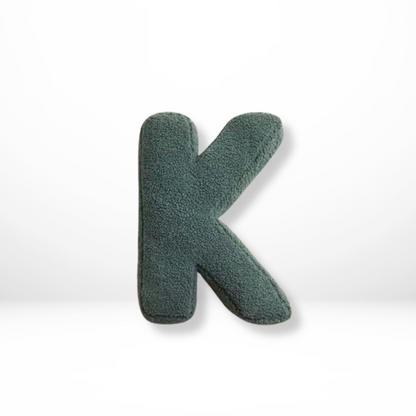 Decorative Velvet Cushion in Every Letter of the Alphabet - Soft Velura