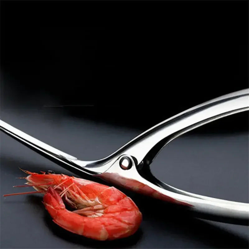 Stainless Steel Shrimp Peeler and Deveiner Tool – 21 cm Seafood Gadget