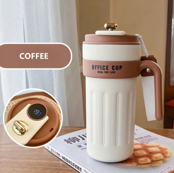 Smart Insulated Coffee Mug with Temperature Display – Upgrade Smart 650 ml coffee
