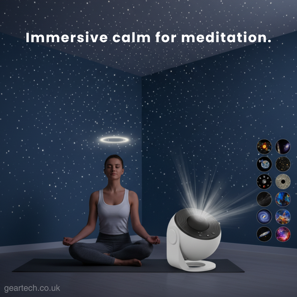 Bedroom Relaxation Projector Lamp with Starry Sky Effect