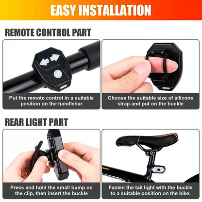 Smart Wireless Bike Light with Alert Signals