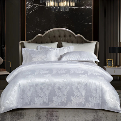 Luxury Satin Duvet Cover – Elegant Comfort and Style for Your Bedroom – Light gray