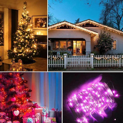 Smart Christmas LED String Lights with App Control