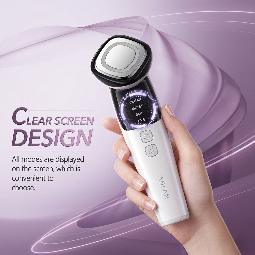 EMS Facial Massager – LED Photon Face Lifting & Deep Skin Care Device