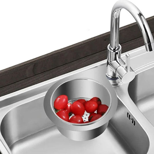 Triangular Stainless Steel Kitchen Sink Strainer Basket