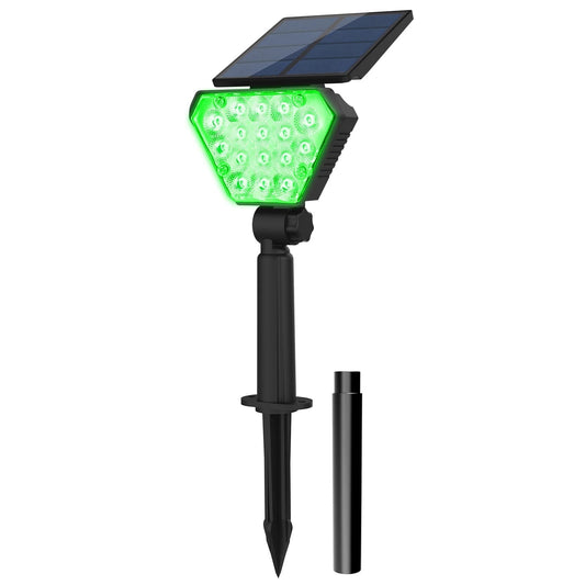 Solar LED Garden Light in Green | Waterproof IP65