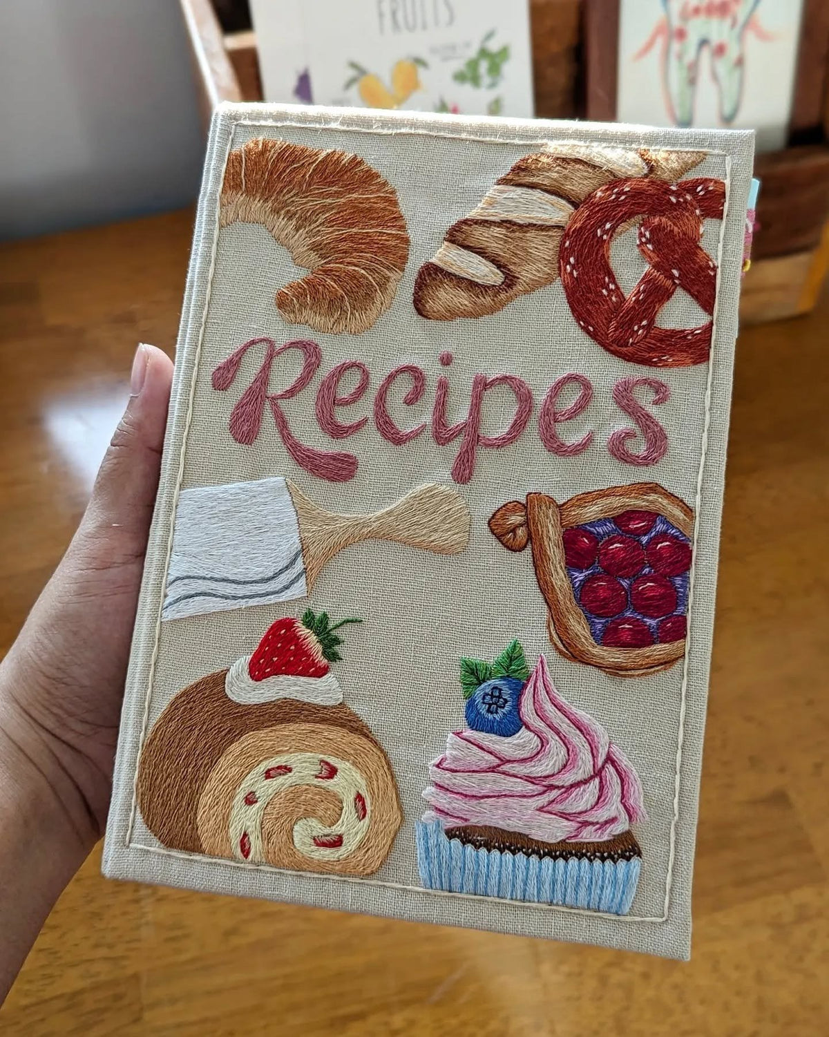 Handcrafted Recipe Notebook for Personal Culinary Creations