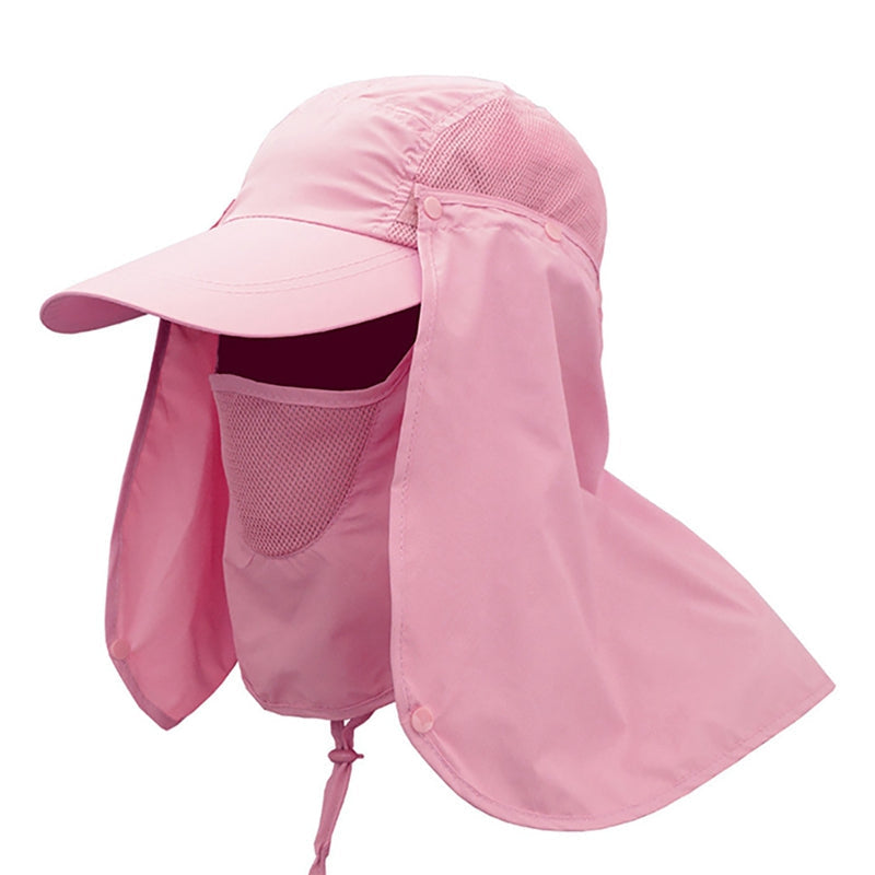 UV Protection Hat for Versatile Style – Pink