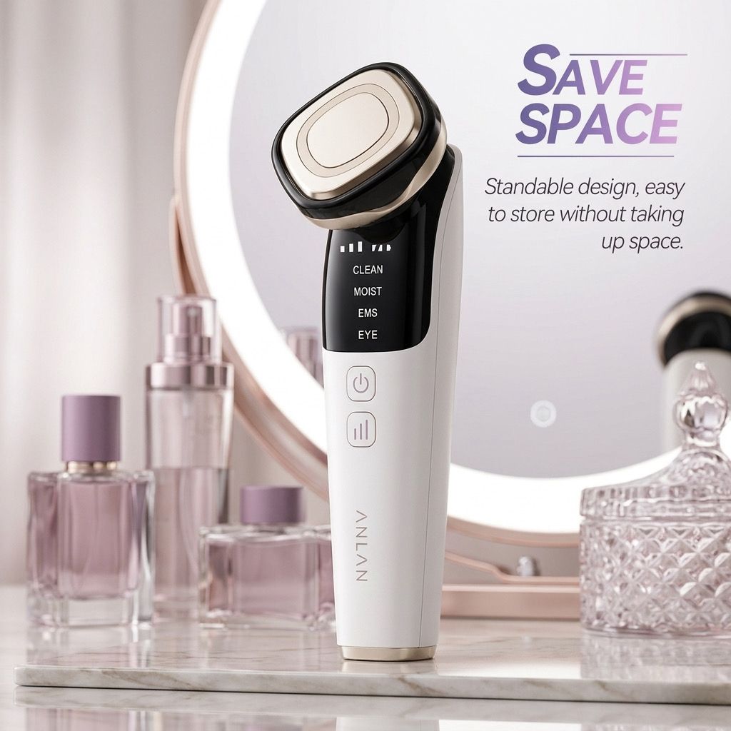EMS Facial Massager – LED Photon Face Lifting & Deep Skin Care Device