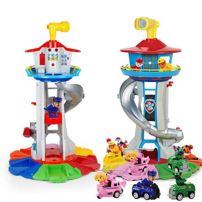 Adventure Playset with Towers, Vehicles, and Figures