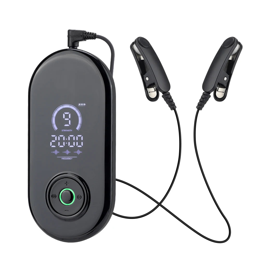 Microcurrent Ear Clip Gadget | Various Modes, 9 Levels of Intensity, Timed Sessions & USB-C Charging