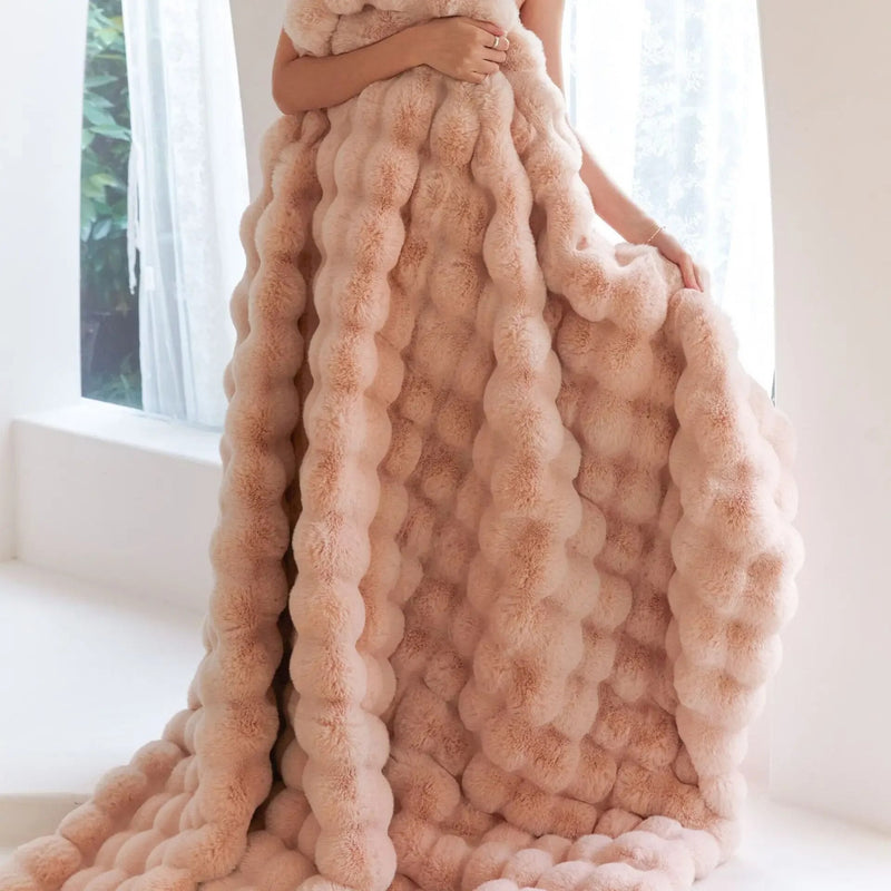 Cozy Fleece Blanket | Reversible Design