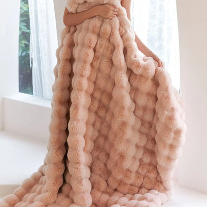 Cozy Fleece Blanket | Reversible Design