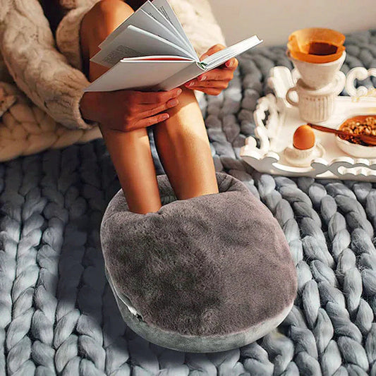XL Electric Foot Warmer – Plush Comfort with Adjustable Heat