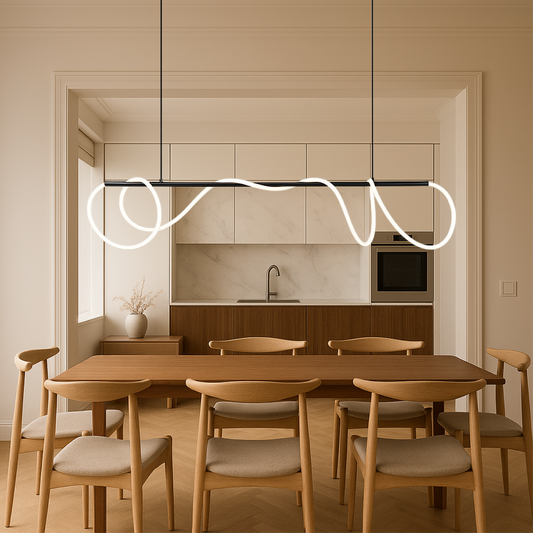 Contemporary Pendant Lighting for Dining and Kitchen Areas – Black