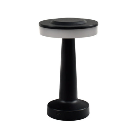 LuxeGlow Portable Table Lamp – Midnight Black