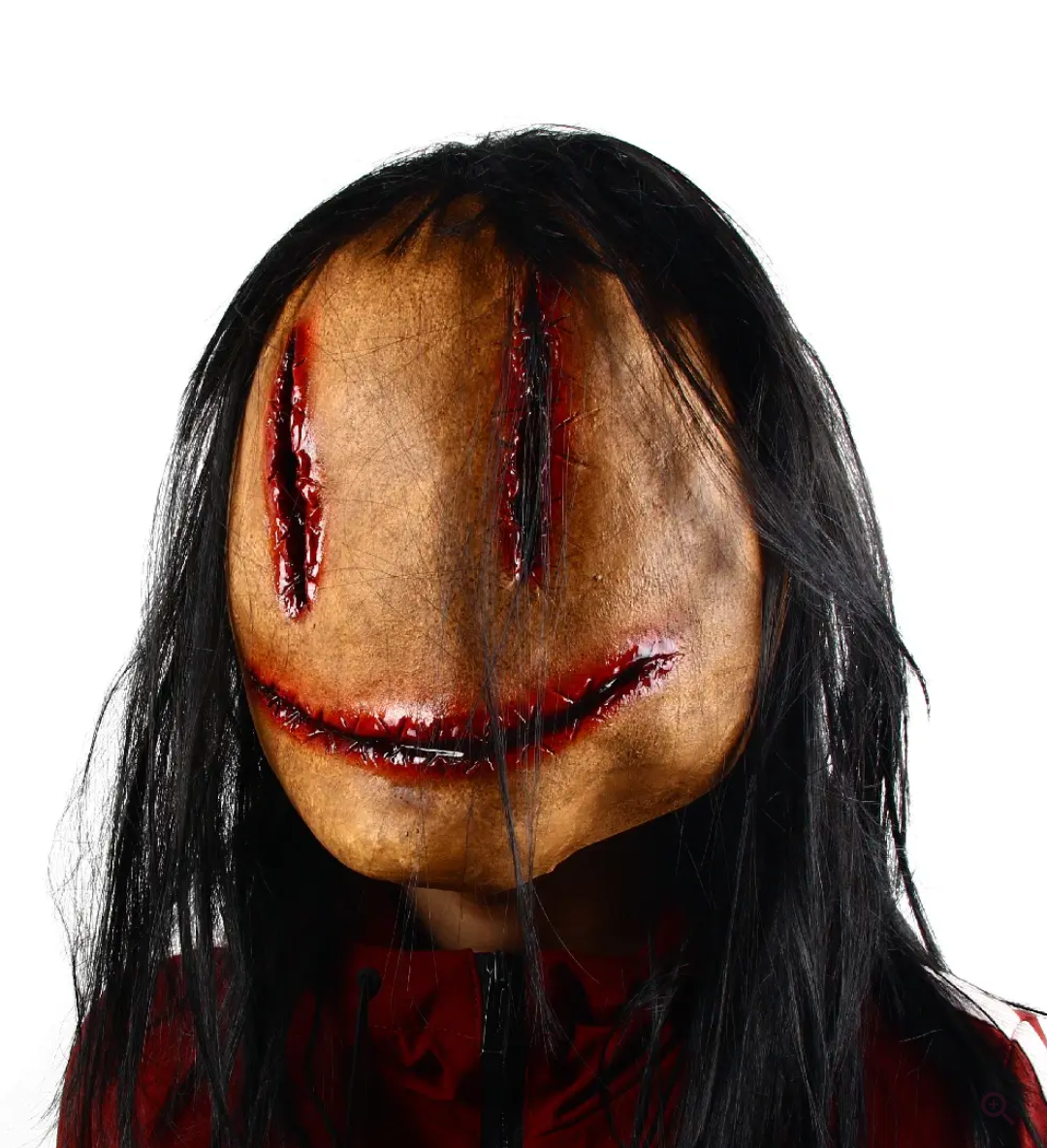 Fun Crazy Smile Face Mask