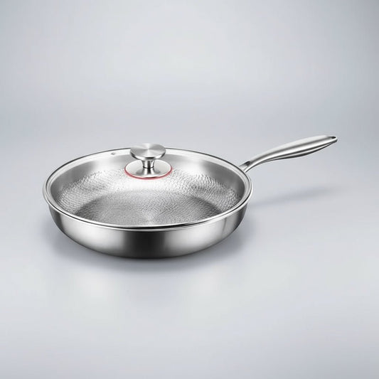 Titanium Hammered Nonstick Frying Pan for Induction Stoves and Modern Kitchens