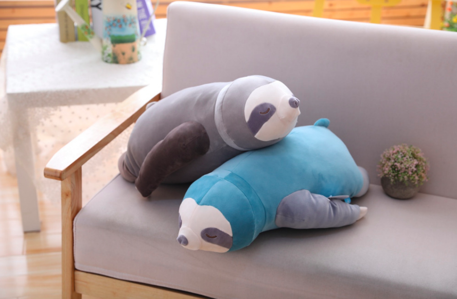 Cuddly Sloth Plush Toy for Children and Adults