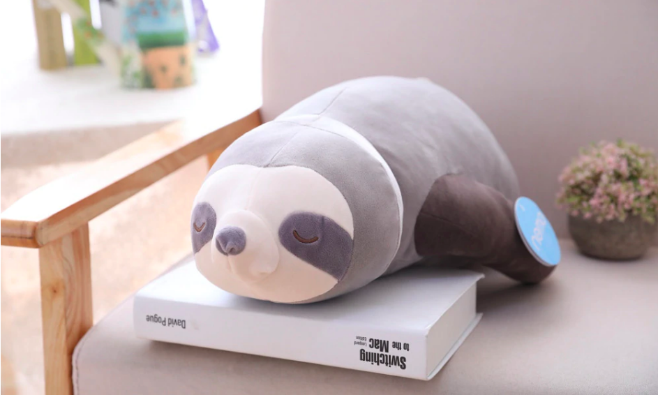 Cuddly Sloth Plush Toy for Children and Adults