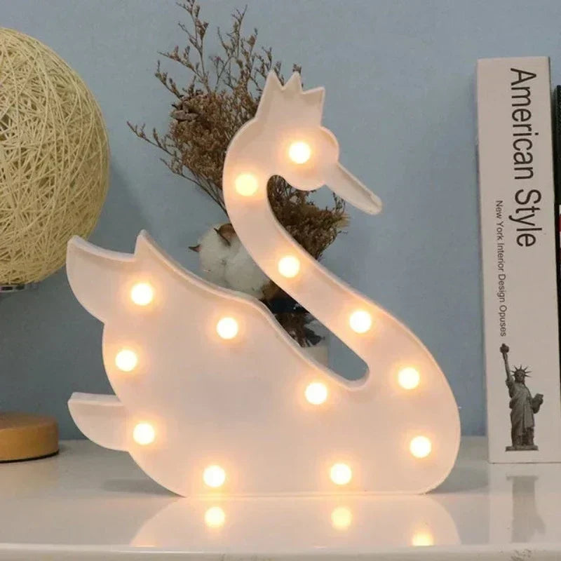 Table Lamp Featuring Animal Design