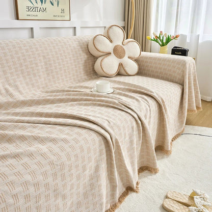 Tranquil Touch Geometric Sofa Protector