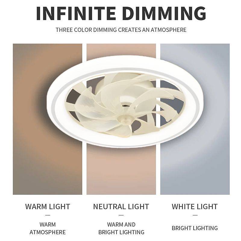 LED Light Ceiling Fan for Smart Bedrooms