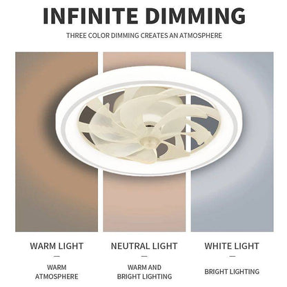 LED Light Ceiling Fan for Smart Bedrooms