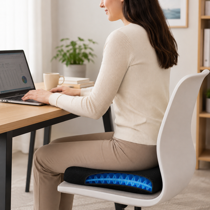 Gel Comfort Seat Cushion for Enhanced Support