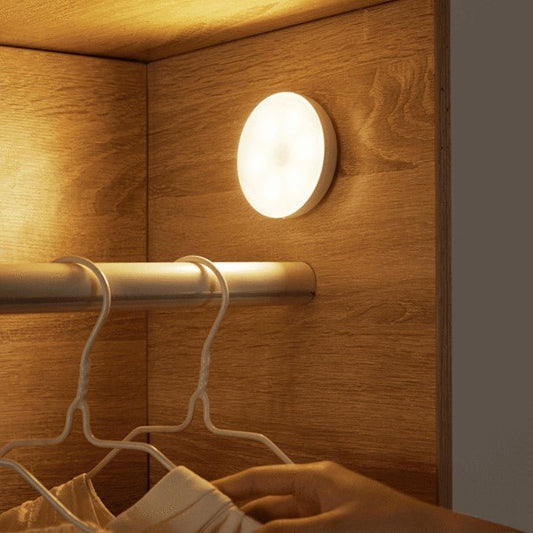 Wireless Rechargeable Lamp with Motion Sensor – Automatic LED Lighting for Hallway, Closet & Bedroom